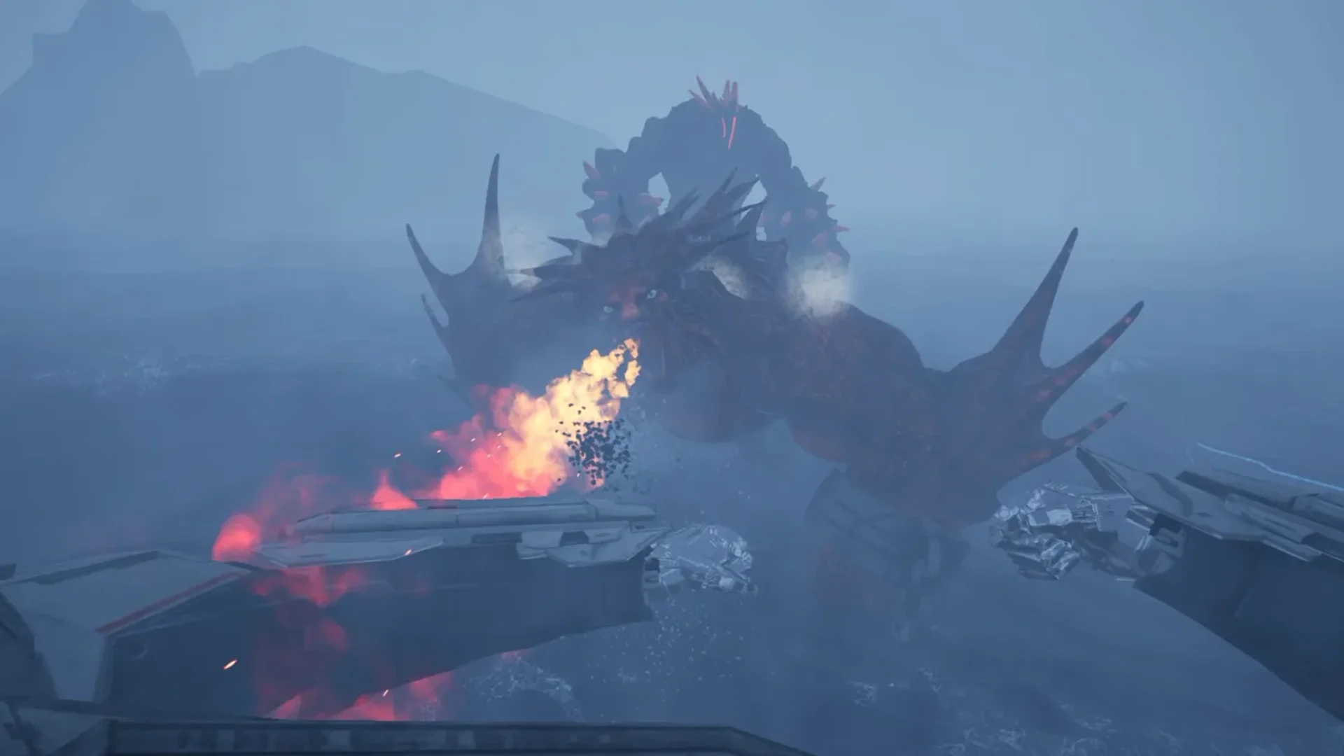 First-person mech combat in STORMFRAME