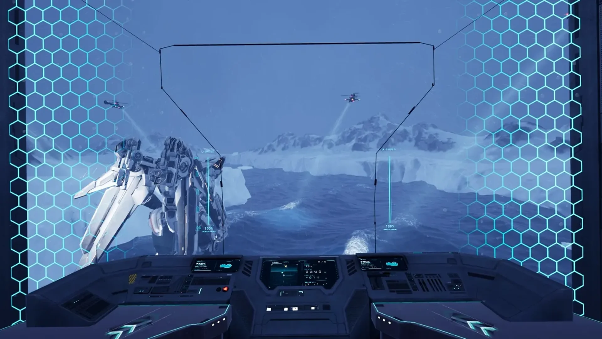 STORMFRAME / Cockpit and mech controls